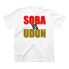 sakana_changのSOBA vs UDON Regular Fit T-Shirtの裏面