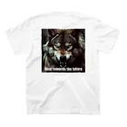 fling_shimizuの自由工房のRoaring Wolf スタンダードTシャツの裏面