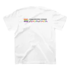 Aomori Prideの2024青森レインボーパレードグッズ スタンダードTシャツの裏面