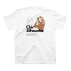 CHIBE86のChic Silhouette Regular Fit T-Shirtの裏面