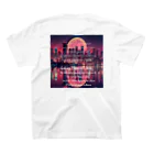 Nodoka Silence Library - WEB SHOPのElectro Moon スタンダードTシャツの裏面