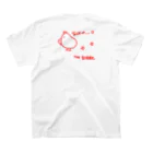 knockin-bluesのなんだっけ!?とり(赤) スタンダードTシャツの裏面