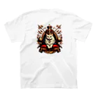 Miyagawa_nekoの猫の紋章 Regular Fit T-Shirtの裏面