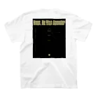 BBHS（Boys, Be High Spender 太客になれ）の太客ピラミッド（Four-stage pyramid）前面ロゴあり スタンダードTシャツの裏面