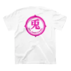 AZUKIYAの【兎】pink Regular Fit T-Shirtの裏面