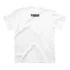 pinrabi【ピンラビ】のPINRABI【クールで個性的なピンクのウサギ】 Regular Fit T-Shirtの裏面