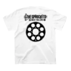 The SprocketsのThe Sprockets　”Happy SPADE”  両面 Regular Fit T-Shirtの裏面