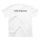 【オーダーメイド施術】LIFE improve/kenshiの口は災いの元 スタンダードTシャツの裏面