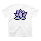 simeji chanの蓮🪷の花ちゃん スタンダードTシャツの裏面