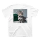 碧月の猫 スタンダードTシャツの裏面