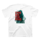 sugatadetail_coのLOOSE AND LOSE ROSES スタンダードTシャツの裏面