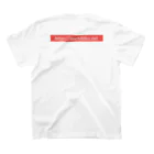 ミチビくん ＳＨＯＰの導ヤタガラスstyle RED Regular Fit T-Shirtの裏面