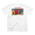 Hide’s ArtのHide’s Art AKA island  Regular Fit T-Shirtの裏面