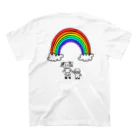 redmoonのover the rainbow スタンダードTシャツの裏面