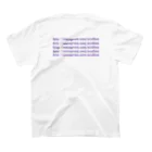 ACIDWAVEの挿入されたイメージ スタンダードTシャツの裏面