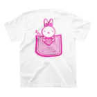 AURA_HYSTERICAのRabbit_in_the_Pocket スタンダードTシャツの裏面