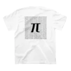 -Chrome-のπTシャツ スタンダードTシャツの裏面