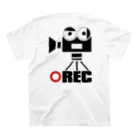 AURA_HYSTERICAのREC スタンダードTシャツの裏面