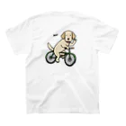 efrinmanのbicycleラブ イエロー（両面） Regular Fit T-Shirtの裏面