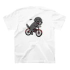 efrinmanのbicycleラブ 黒（両面） スタンダードTシャツの裏面