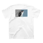 - NNSS -の猫-NNSS-2019"2tone gray" スタンダードTシャツの裏面