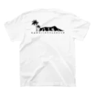 ハワイスタイルクラブの〔Back Print〕 Waikiki view スタンダードTシャツの裏面