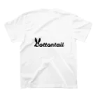 Kohina official shopのcottontailロゴ入りグッズ スタンダードTシャツの裏面