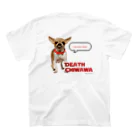 nochio worksのdeath chiwawa02 スタンダードTシャツの裏面