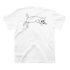 dog3doのふて寝るりこ スタンダードTシャツの裏面