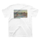 amathubuのClaude Monet  スタンダードTシャツの裏面