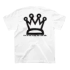 AURA_HYSTERICAのMILK_CROWN スタンダードTシャツの裏面