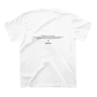 hina moritaの不信 Regular Fit T-Shirtの裏面