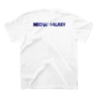 MEOW GALAXYのsuper cat スタンダードTシャツの裏面