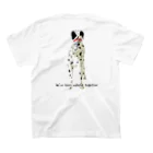 IT DesignのWalk with Dalmatian スタンダードTシャツの裏面