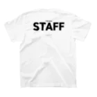 platonicrelationsの(I'm not a)STAFF Tシャツ白 Regular Fit T-Shirtの裏面