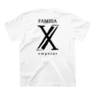 FAMIlIAのFAMIlIA emperor tシャツ スタンダードTシャツの裏面