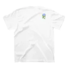 nekochanの紫陽花と朝顔 Regular Fit T-Shirtの裏面