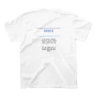 space＆mt_officialのspace スタンダードTシャツの裏面