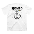 SHOP ROMEO　のhungry tai スタンダードTシャツの裏面