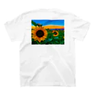 filmsのfilms sunflower's スタンダードTシャツの裏面