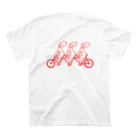 monCheriのタンデムRED スタンダードTシャツの裏面