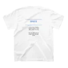 space＆mt_officialのspaceキリン スタンダードTシャツの裏面