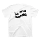 Lo and beholdのオリジナルロゴ(全3色) Regular Fit T-Shirtの裏面