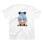 アニマ💫世界征服VTuberのうつむきアニマT(white) スタンダードTシャツの裏面