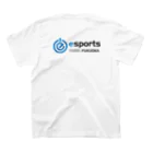 大原学園 福岡校 eスポーツ部のeスポーツ大原福岡　横ロゴ スタンダードTシャツの裏面