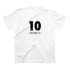 JENCO IMPORT & CO.のJENCO 2019SS_Lucky Number10 スタンダードTシャツの裏面