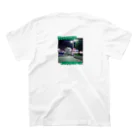 しまおの某地方都市Tシャツ緑 Regular Fit T-Shirtの裏面