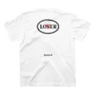 bannedのbanned LO(v)ER スタンダードTシャツの裏面