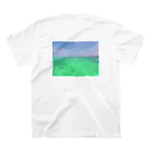 mikalohasmileのSUP＊マリンブルー Regular Fit T-Shirtの裏面