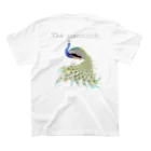 uwotomoのBP【The peacock】 スタンダードTシャツの裏面